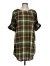 Cupshe Plaid Green Casual Dress Size L - photo 1