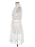 Guess 100% Polyester White Cocktail Dress Size M - photo 5