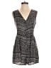 Ecote 100% Rayon Tweed Gray Black Romper Size XS - photo 1