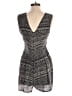 Ecote 100% Rayon Tweed Gray Black Romper Size XS - photo 2