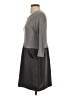 Amadi Solid Gray Casual Dress Size S - photo 5