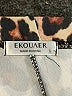 Ekouaer Animal Print Gold Casual Pants Size L - photo 4