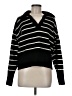 Simply Vera Vera Wang Stripes Black Pullover Sweater Size M - photo 1