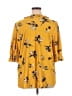 MELLODAY Yellow 3/4 Sleeve Blouse Size 1X - photo 2