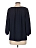 NYCC 100% Polyester Blue 3/4 Sleeve Blouse Size L - photo 2