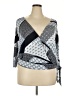 Cato Blue Gray 3/4 Sleeve Top Size 20w - photo 1