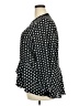 Elle 100% Polyester Polka Dots Black Long Sleeve Blouse Size XXL - photo 5