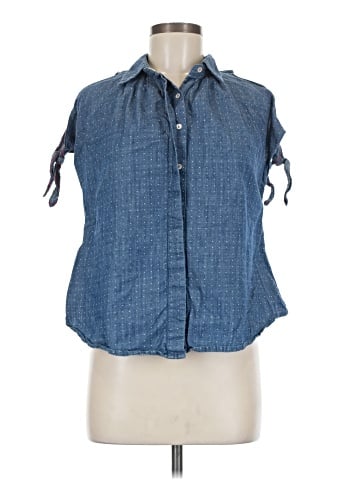 Holding Horses Sleeveless Button-Down Shirt (view 1)