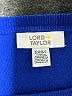 Lord & Taylor Blue Pullover Sweater Size XS - photo 7
