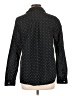 Old Navy 100% Cotton Polka Dots Black Long Sleeve Button-Down Shirt Size L - photo 2