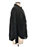 Old Navy 100% Cotton Polka Dots Black Long Sleeve Button-Down Shirt Size L - photo 4