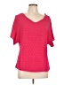 Unbranded Pink Short Sleeve Top Size L - photo 1
