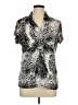 DressBarn Silver Short Sleeve Polo Size L - photo 1