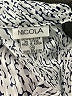 Nicola 100% Polyester Silver Long Sleeve Blouse Size 14 - photo 7
