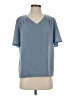 Assorted Brands Blue Short Sleeve Blouse Size XS - photo 1