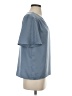 Assorted Brands Blue Short Sleeve Blouse Size XS - photo 4