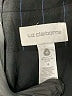 Liz Claiborne Stripes Black Wool Blazer Size 16 - photo 6