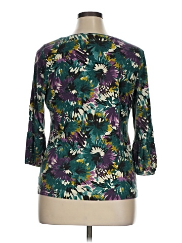 Liz & Co. 3/4 Sleeve Top (view 2)