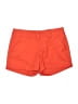 Calvin Klein 100% Polyester Solid Orange Shorts Size 2 - photo 1