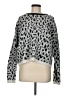 Olivaceous Animal Print Gray Pullover Sweater Size M - photo 1