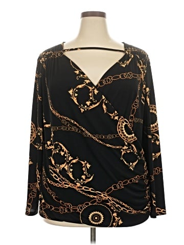 Bold Elements Long Sleeve Blouse (view 1)
