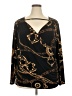 Bold Elements Black Long Sleeve Blouse Size 2X - photo 1