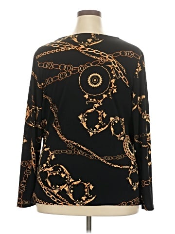 Bold Elements Long Sleeve Blouse (view 2)