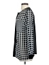 MICHAEL Michael Kors 100% Polyester Houndstooth Gray Long Sleeve Blouse Size S - photo 5
