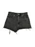Zara Black Denim Shorts Size 6 - photo 1