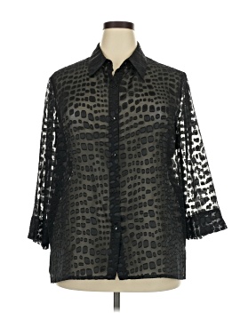 Alfred Dunner 3/4 Sleeve Blouse