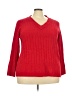 North Crest 100% Polyester Red Pullover Sweater Size 3X - photo 1