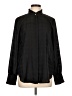 Ann Taylor 100% Polyester Black Long Sleeve Blouse Size L - photo 1