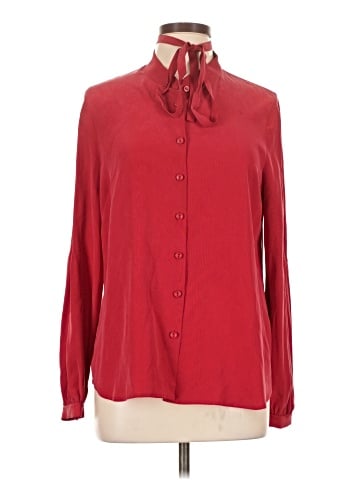 Jeunesse Long Sleeve Silk Top (view 1)