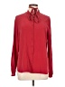 Jeunesse 100% Silk Red Long Sleeve Silk Top Size L - photo 1