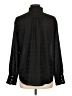 Ann Taylor 100% Polyester Black Long Sleeve Blouse Size L - photo 2