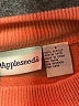 Appleseeds 100% Acrylic Orange Turtleneck Sweater Size L - photo 7
