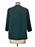 BLOOMCHIC 100% Polyester Teal 3/4 Sleeve Blouse Size 10 - photo 2