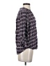 Soft Joie 100% Rayon Plaid Blue 3/4 Sleeve Button-Down Shirt Size S - photo 4