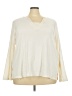 White Stag 100% Cotton Ivory Long Sleeve Top Size 5X - photo 1