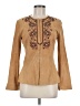 THE WRIGHTS 100% Leather Tan Leather Jacket Size 6 - photo 1