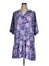 Ellen Tracy Paisley Purple Casual Dress Size XL - photo 1