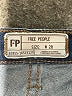 Free People Hearts Blue Jeans Size 28 waist - photo 4