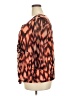 Jennifer Lopez 100% Polyester Orange 3/4 Sleeve Blouse Size 2X - photo 5