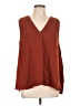 Ann Taylor 100% Polyester Brown Sleeveless Blouse Size L - photo 1