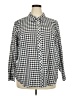 Talbots Checkered-gingham Black Gray Long Sleeve Button-Down Shirt Size 3X - photo 1