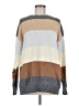 Wanna B Color Block Gray Pullover Sweater Size M - photo 1