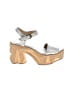 Rachel Comey Metallic Silver Sandals Size 8 - photo 1