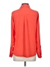Express 100% Polyester Orange Long Sleeve Blouse Size S - photo 2