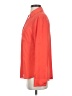 Express 100% Polyester Orange Long Sleeve Blouse Size S - photo 5