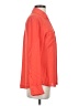 Express 100% Polyester Orange Long Sleeve Blouse Size S - photo 4